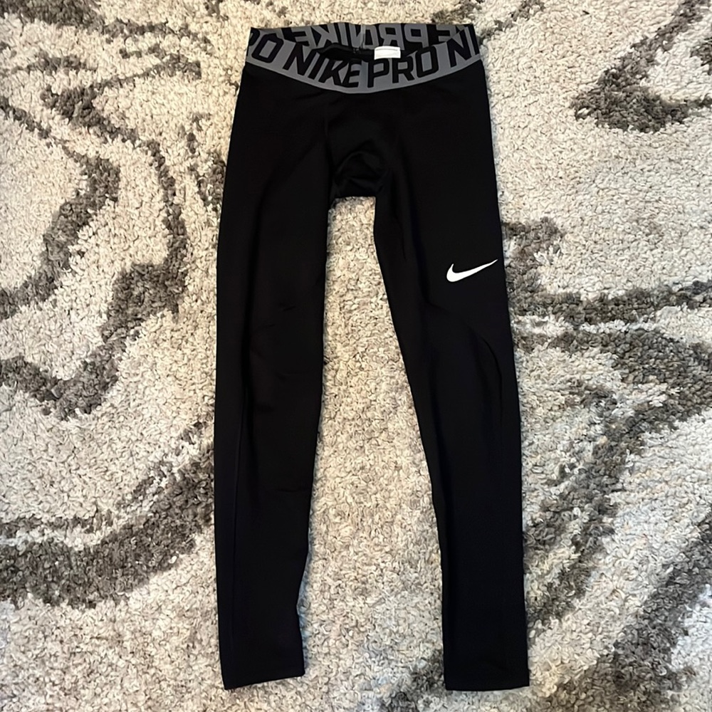 mens nike pro compression running tights
